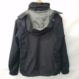 Black Detachable Hood Jacket Sz M alternative image