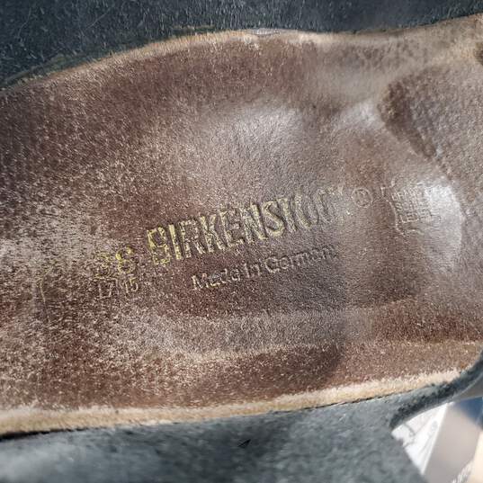 Vintage Birkenstock Milano Basalt Black Nubuck Sandals Unisex Size M 5 | W 7 image number 7