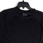 Mens Black Crew Neck Short Sleeve Activewear Pullover T-Shirt Size XL image number 4