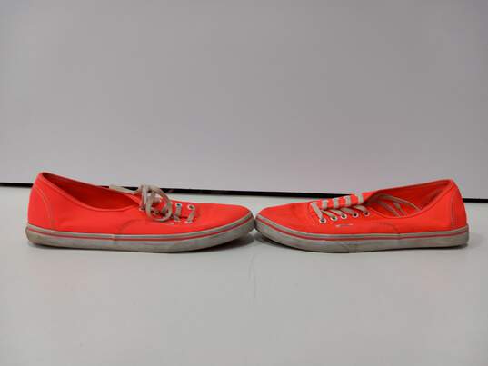 Vans Unisex Neon Peach  Casual Shoes Size Men's 7.5 Women's 9 image number 3