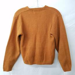 Vintage Orange Knit Cardigan alternative image