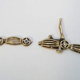10K Gold Diamond Bracelet Bundle For Repair Damage 9.1g alternative image