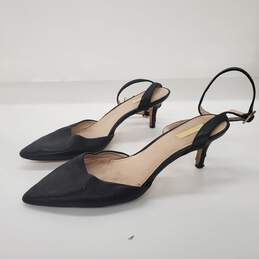Louise et Cie Black Ankle Strap Heels Women's Size 12B