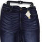 NWT Womens Blue Denim Medium Wash Barely Bootcut Jeans Size 2.5R image number 4