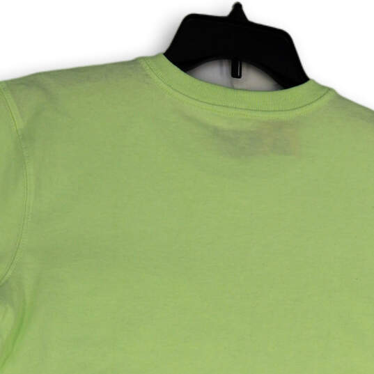 NWT Womens Green Short Sleeve Crew Neck Pocket Pullover T-Shirt Size Small image number 4
