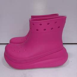 Hot Pink Crocs Unisex Platform Boots Size M3W5 alternative image
