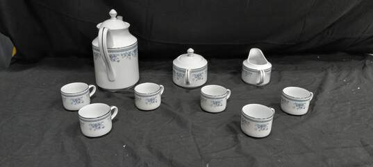 9pc Vintage Laklain Angel Porcelain Tea Set image number 2