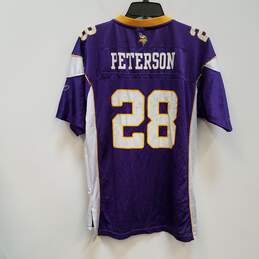 Mens Purple Minnesota Vikings Adrian Peterson #28 Football NFL Jersey Sz XL alternative image