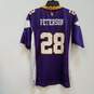 Mens Purple Minnesota Vikings Adrian Peterson #28 Football NFL Jersey Sz XL image number 2