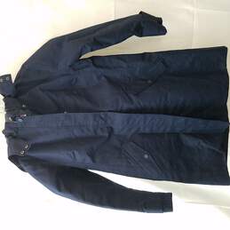 Boden Size 10R Navy/Red Cotton/Polyurethane Raincoat