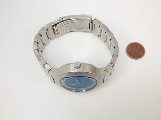 Men's Fossil Big Tic JR7999 Chinese Kanji Blue Dial Watch