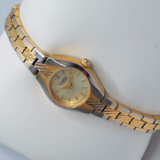 Caravelle By Bulova A2 Two Toned Bracelet Watch image number 4