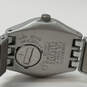 Designer Swatch Silver-Tone Dial Aluminum Filamento Analog Wristwatch image number 4