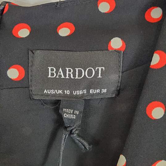 Bardot Women Black Dot Print Jumpsuit S NWT image number 3