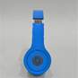 Tested Working Beats Solo HD Blue & White Over Ear Headphones W/ Case image number 3