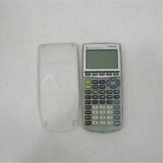 Texas Instruments Graphing Calculator TI-83 Plus Silver Edition Clear image number 1