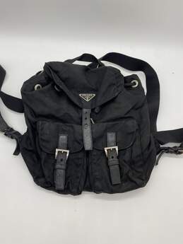 Prada black backpack