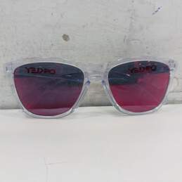 Clear Oakley Sunglasses Frames w/ Transparent Red Lenses