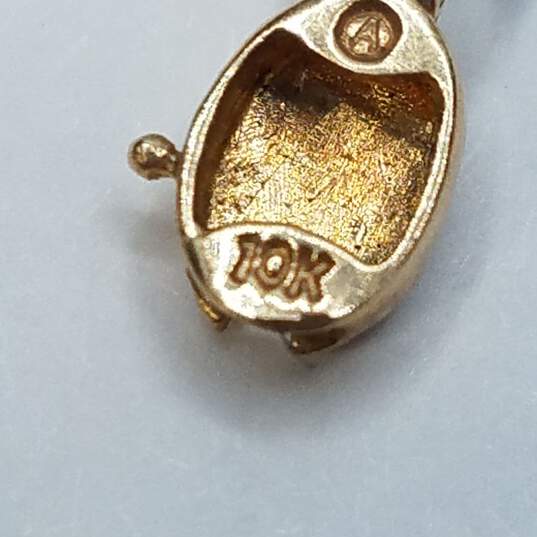 10K Gold Sapphire Bracelet Damage 7.5g image number 5