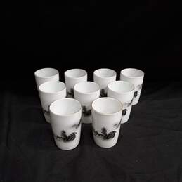 9PC Fukagawa Arita Hand Painted China Mug Cup Bundle