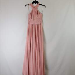 David's Bridal Women Ballet Pink Gown Sz 2 NWT