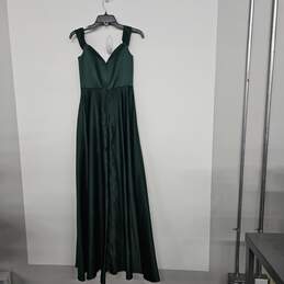 Green Off the Shoulder Gown alternative image