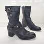 Harley-Davidson Women's Serita Black Leather Casual Zip Boots Size 8 image number 3