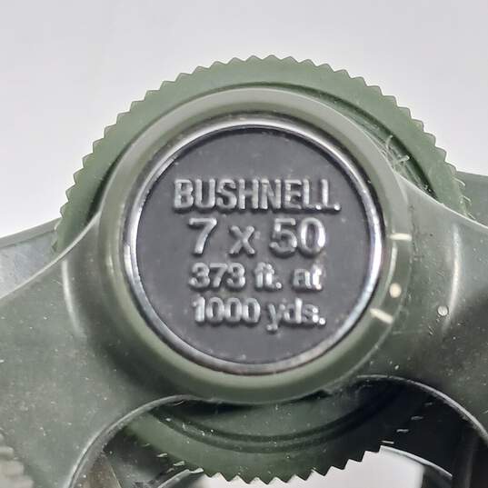 Vintage Bushnell 7x50 Green Binoculars image number 6