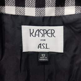 Kasper Women's Checkered Dress Jacket 12 alternative image