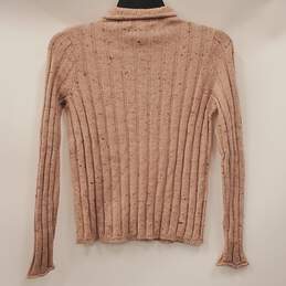Madewell  Women Mauve Turtleneck Sweater XXS NWT alternative image