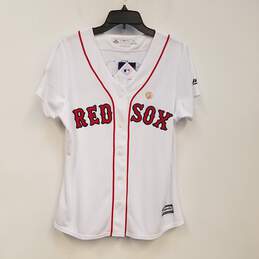 NWT Mens White Boston Red Sox J. D. Martinez #28 Baseball MLB Jersey Size L