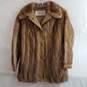 Vintage Victor Nelson Furs Seattle Brown Mink & Leather Coat Size S image number 3