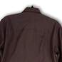NWT Mens Brown Long Sleeve Spread Collar Button-Up Shirt Size Medium image number 4