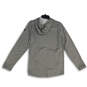 Mens Gray Long Sleeve Activewear Hooded Full-Zip Jacket Size Small image number 2