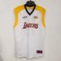Mens White Yellow Los Angeles Lakers Gasol #16 Basketball-NBA Jersey Size L image number 1