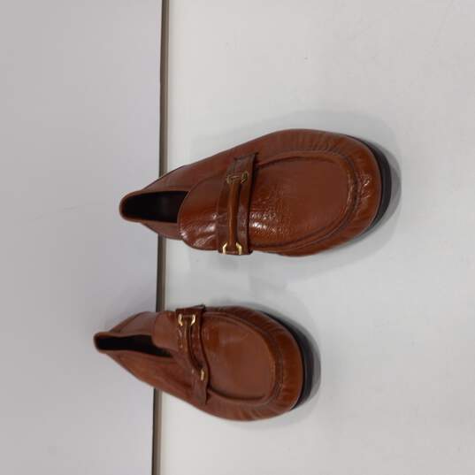 SAS Ambassador Men's Brown Leather Dress Shoes Size 7.5D image number 1