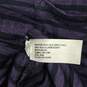 GAP PURE Purple Striped Long Sleeve V Neck Blouse image number 4
