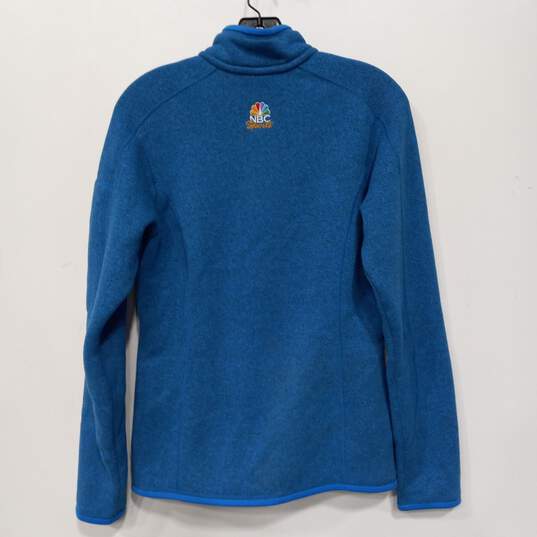 Patagonia Blue Full Zip Sweater Jacket Women's Size M image number 2