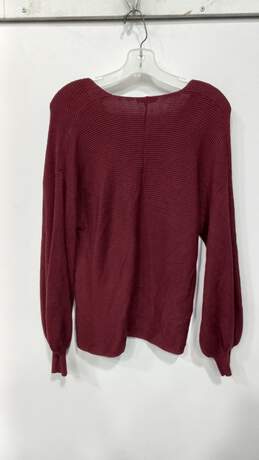 Women';s Burgundy Sweaters Size S w/ Original Tag Attatched alternative image