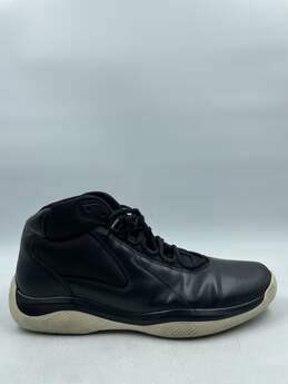 Authentic Prada America's Cup Mid Black Sneakers M 10