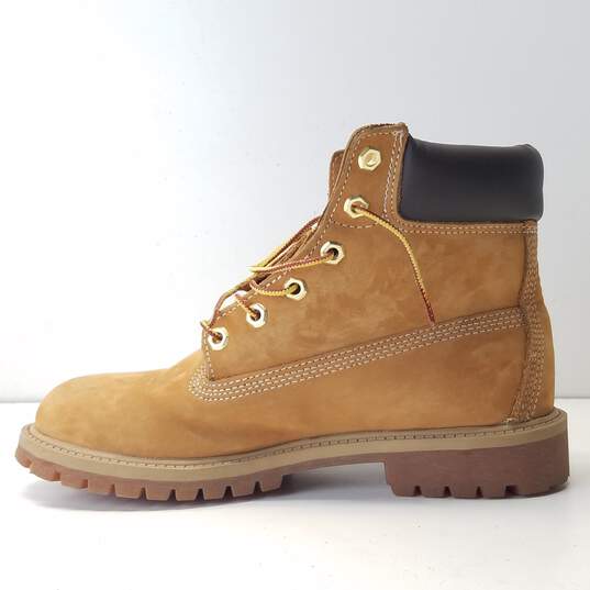 Timberland 12909 Premium 6 Inch Wheat Nubuck Boots Men's Size 6M image number 2