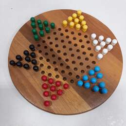 Chinese Checkers Game Board & Pieces alternative image