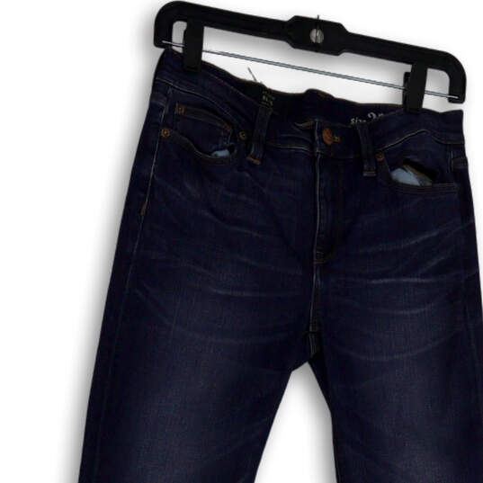 Womens Blue Reid Medium Wash Pockets Denim Skinny Leg Jeans Size 27 image number 3
