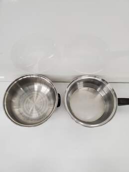 Set of 2 Stainless Steel Pan & Pot alternative image