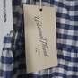 NWT Womens Check Smocked Waist Flat Front Pull-On Midi A-Line Skirt Size L image number 4