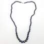 Fic 14K Gold Graduated Dark FW Pearl 23in Necklace 44.6g image number 5