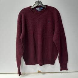 Polo Men's Maroon Sweater Size 44