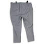 Womens Blue White Striped Flat Front Slash Pocket Chino Pants Size 20W image number 2