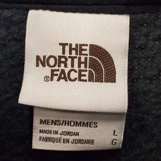The North Face Men Black Zip Up Sweater L image number 3