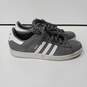 Men's Adidas Grey Suede Campus Sneakers Size 13 image number 4